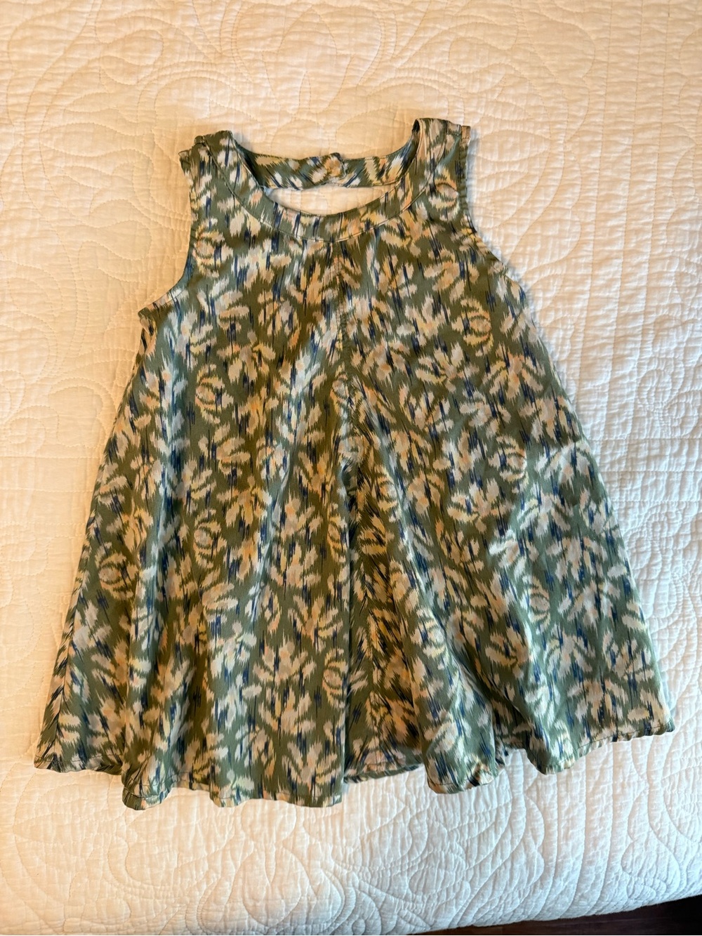 Old Navy 2T Green swing dress